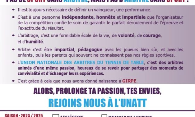 Nouveau bulletin d’adhésion remplissable pour la saison 2024-2025
