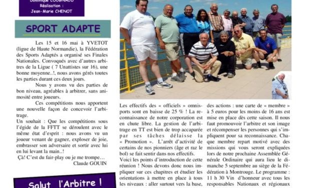 N° 8 – Salut l’Arbitre – le Magazine