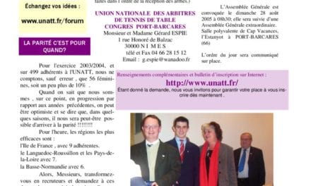 N° 10 – Salut l’Arbitre – le Magazine