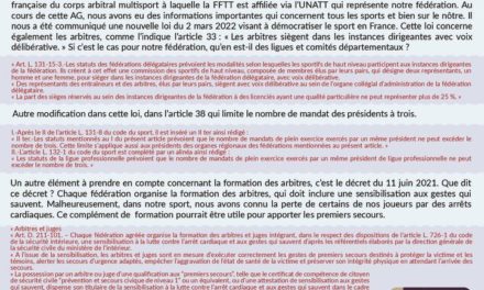 Salut L’Arbitre n°3/22 – Mai 2022