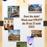 Save the date ! Week-end du congrès du 18 au 21 août 2023