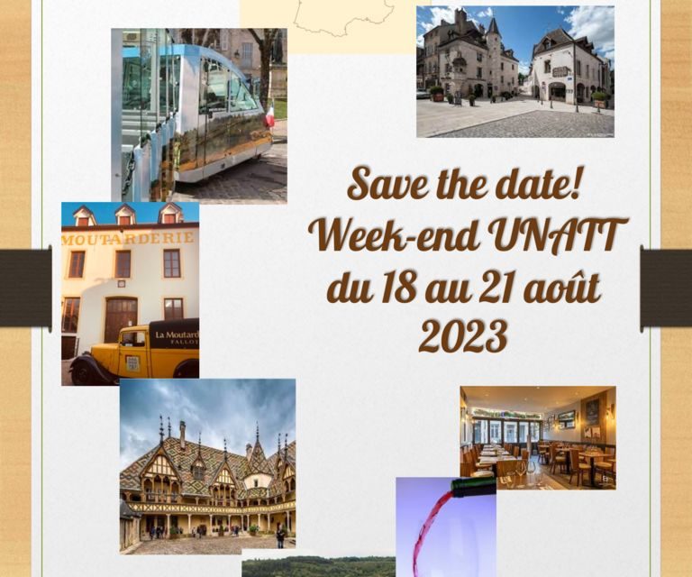 Save the date ! Week-end du congrès du 18 au 21 août 2023