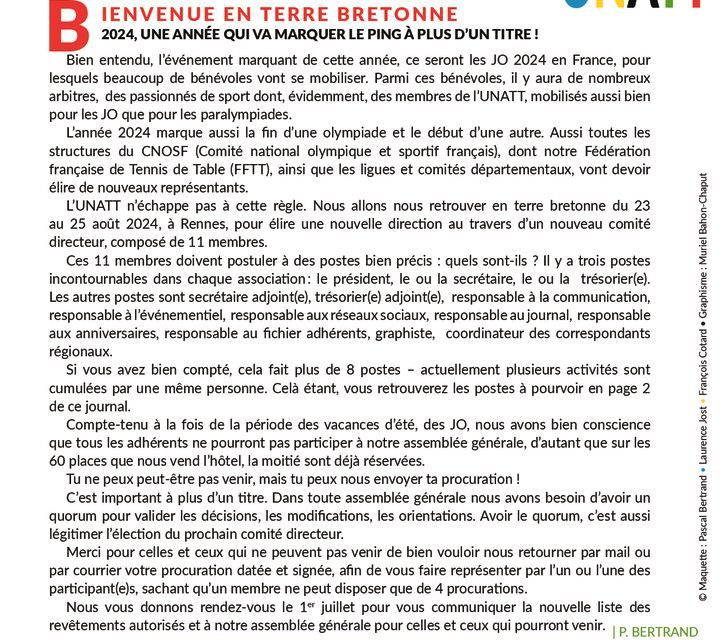 Newsletter mai 2024